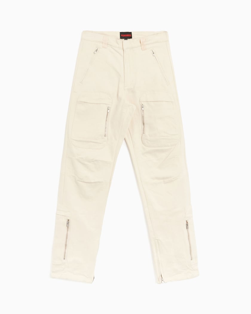 Pleasures Dive Men's Parachute Pants White P24SP005-ECRU