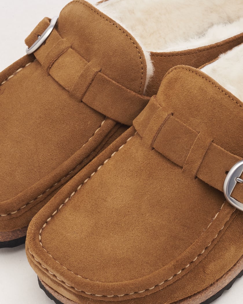 Birkenstock shearling shoes store