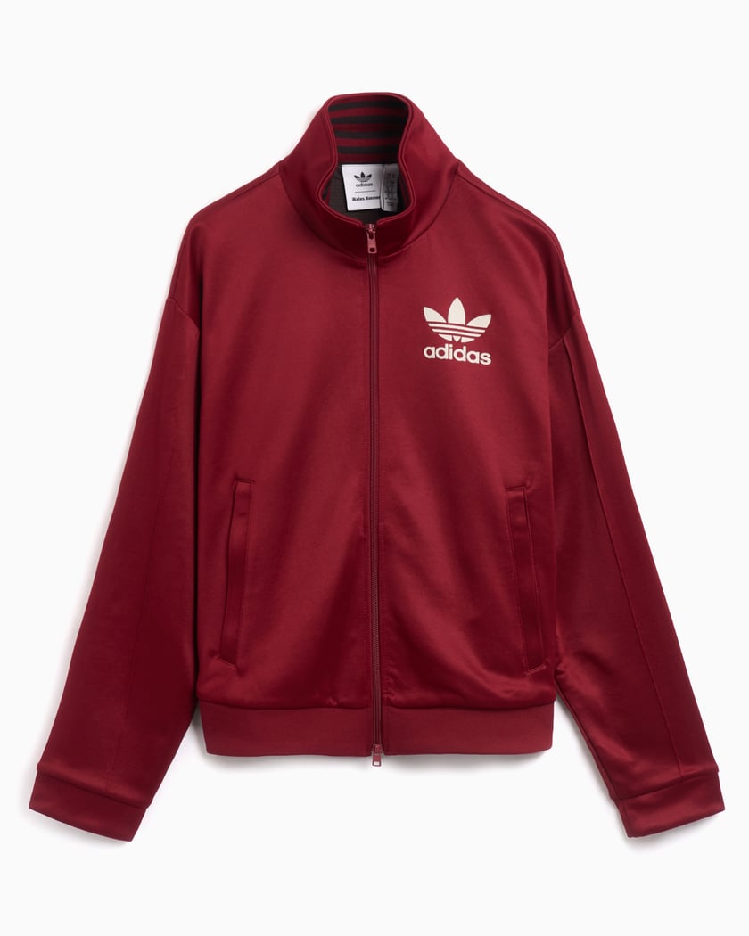 Adidas track top maroon cheap
