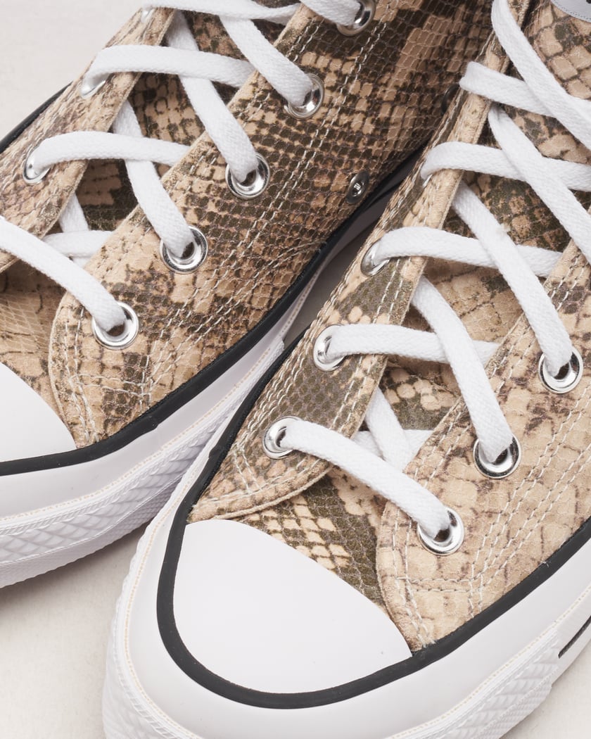 Converse x Stussy Chuck 70 High Snakeprint Brown A11674C FOOTDISTRICT