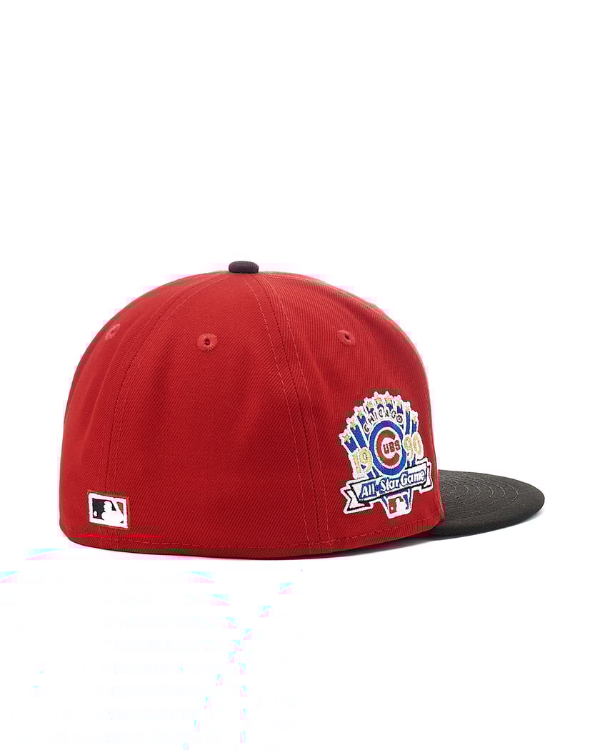 New Era x Just Don Chicago Cubs MLB 59FIFTY Unisex Fitted Cap Red 60293463 FOOTDISTRICT