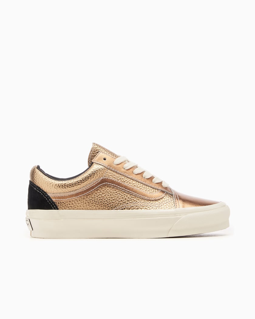 Vans rose gold high tops on sale