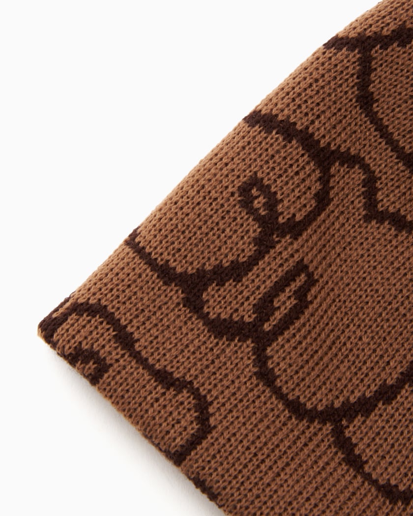 帽子 sneeze magazine beanie SNEEZE MAGAZINELOGO REPEAT NO-CUFF BEANIE - Apple Butter Store