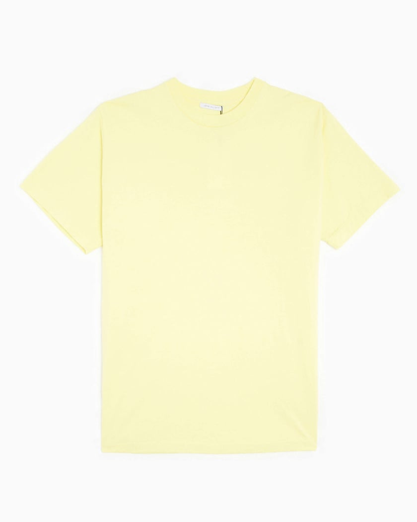 Pastel yellow store shirt mens