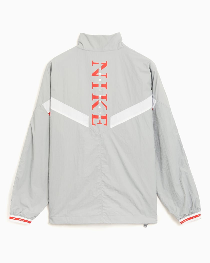 nike windbreaker pink and grey