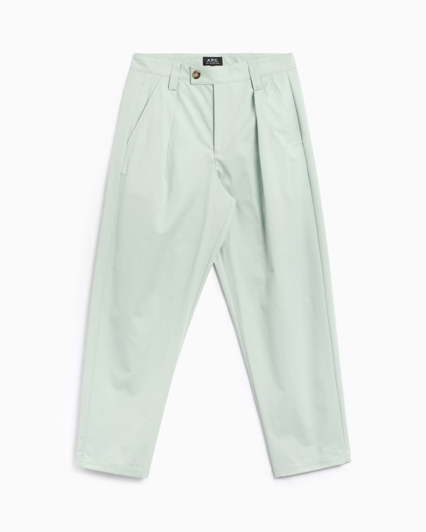 A.P.C. Renato Men's Pants Green COGXS-H08428-KAB | FOOTDISTRICT