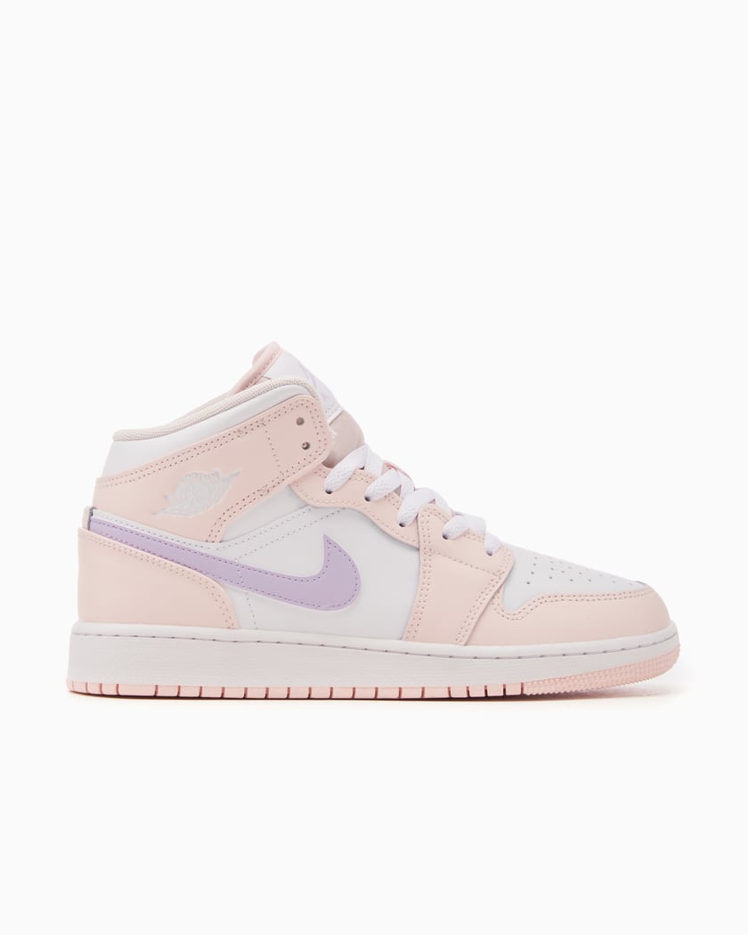 Air Jordan 1 Mid GS Roze Wit FD8780 601 FOOTDISTRICT