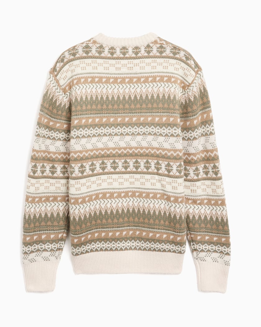 Nike Life Fair Isle Swoosh Men s Sweater Multi FZ0125 105 FOOTDISTRICT