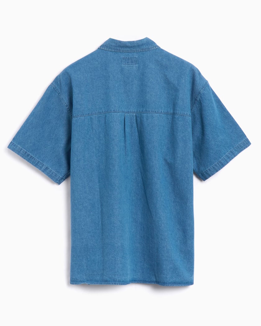 OBEY Clothing Bigwig Men's Denim Shirt Blue 181210425-LIN