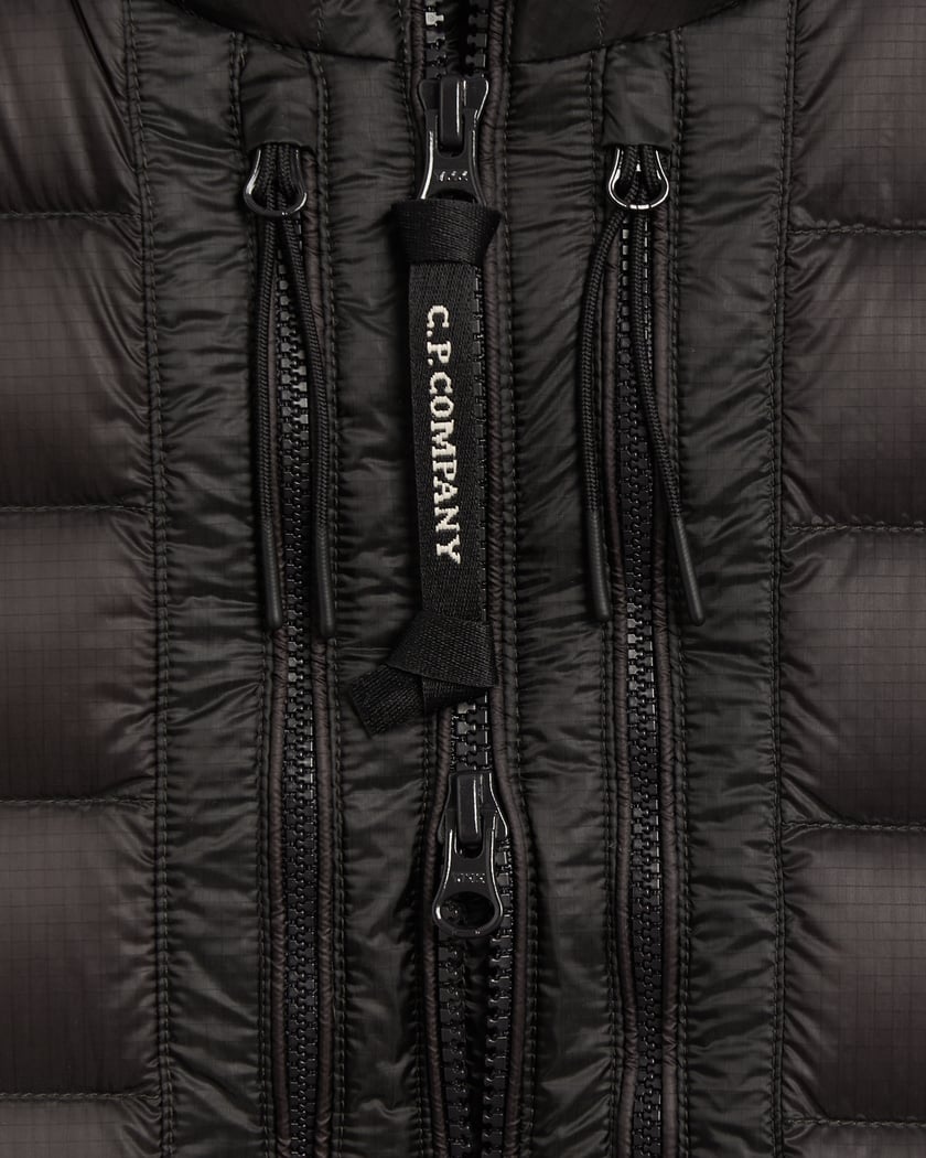 CP Company D.D. Shell Goggle Men's Down Jacket Preto