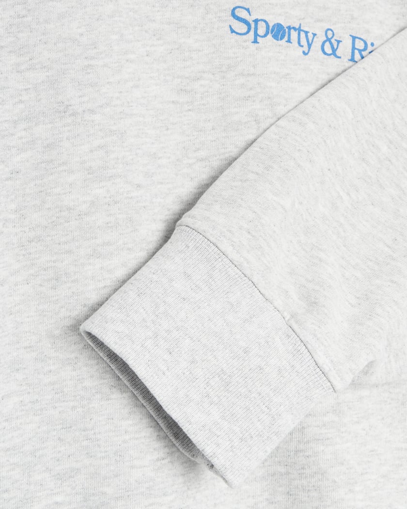 Sporty & Rich La Racquet Club Unisex Sweatshirt Gray CR874HG