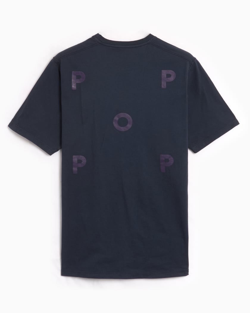 Pop Trading Company Logo Men's T-Shirt Blue POPAW24_02-017