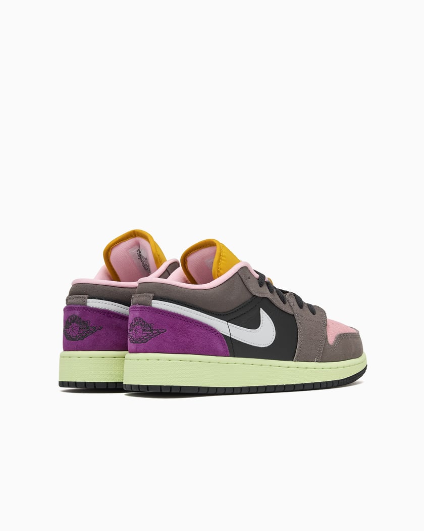 Nike Air Jordan 1Low ’Brown and Purple’ Air Jordan 1 Low Retro Purple Brown White Casual Shoes Men's