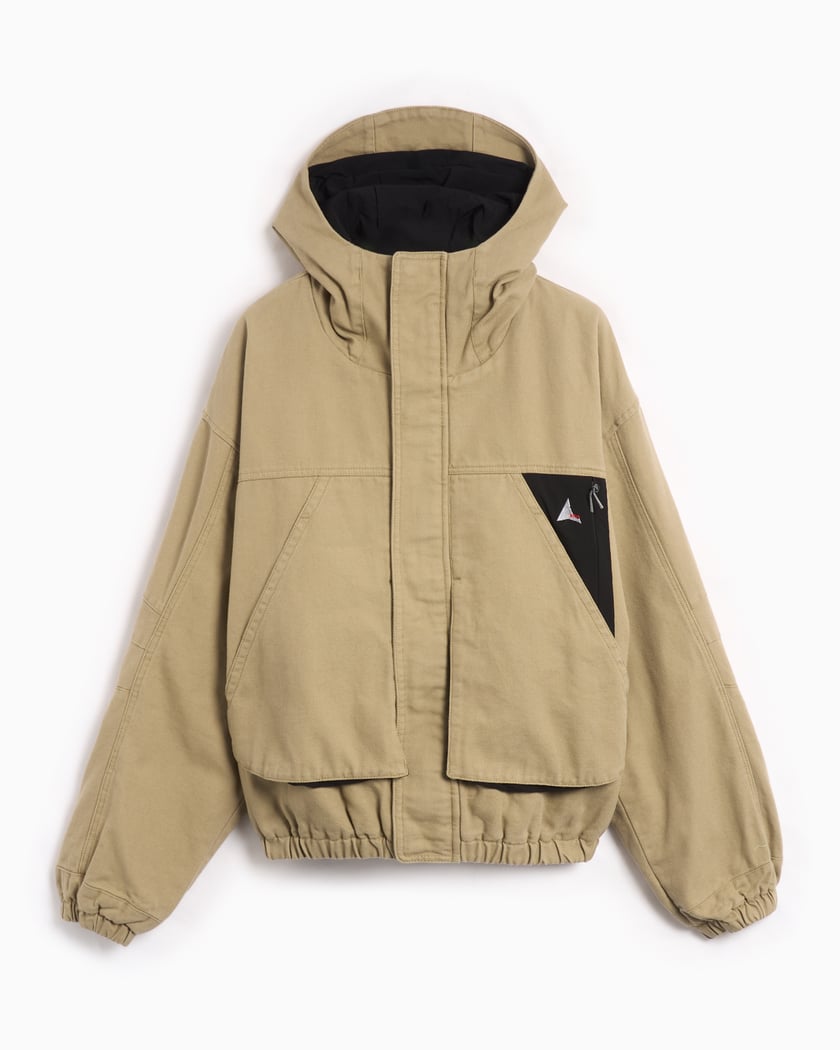 Men's cotton jacket with hood hot sale
