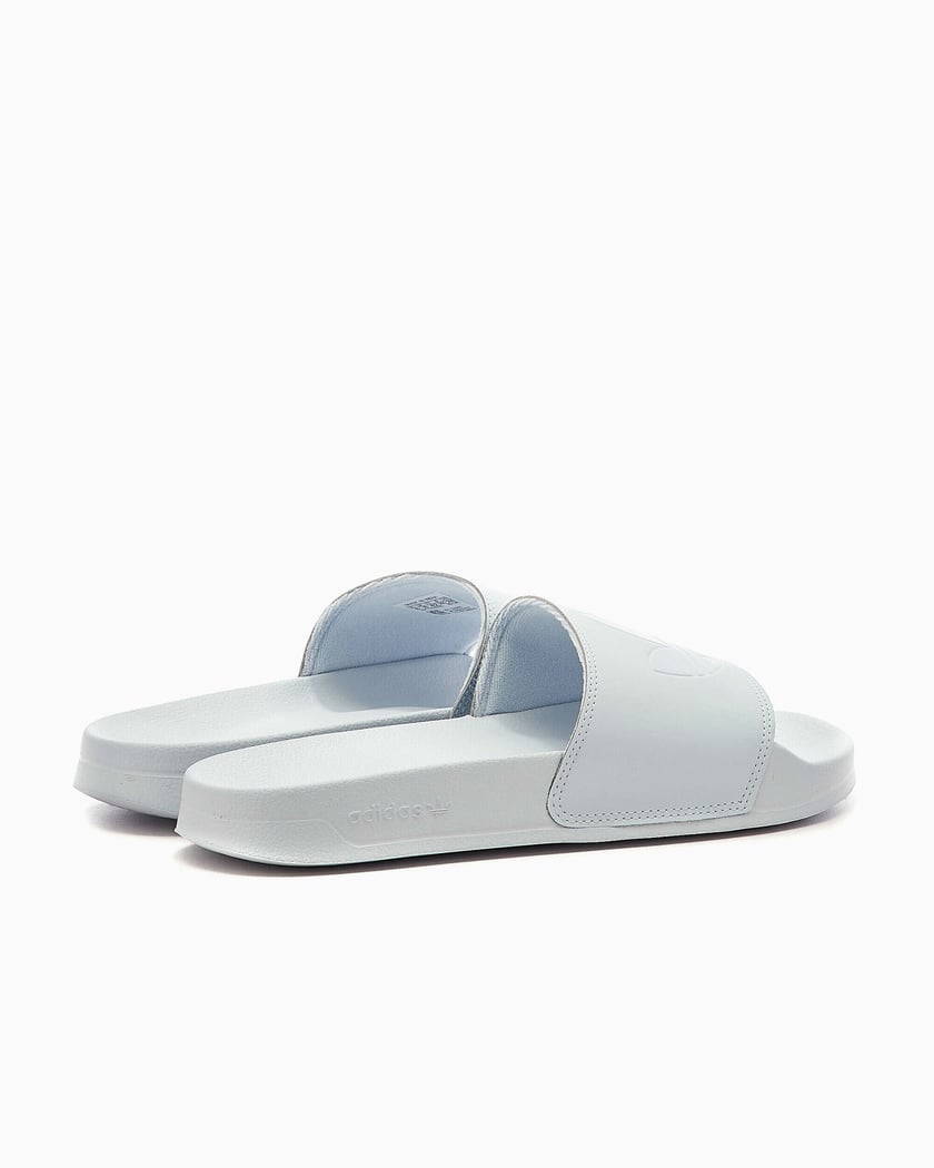 Baby blue adidas slides store