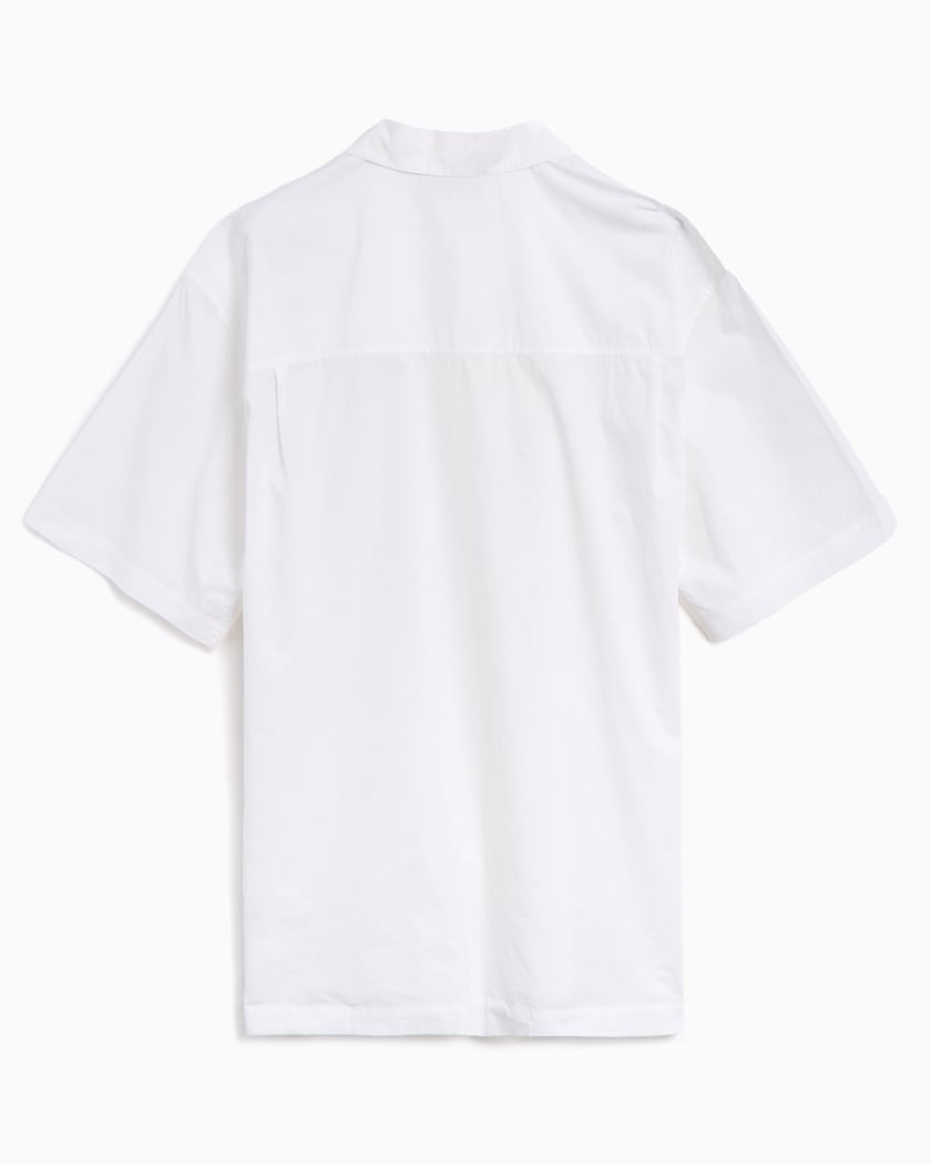 YMC Sidri Men's Short Sleeve Shirt Relaxed Men's Shirt White