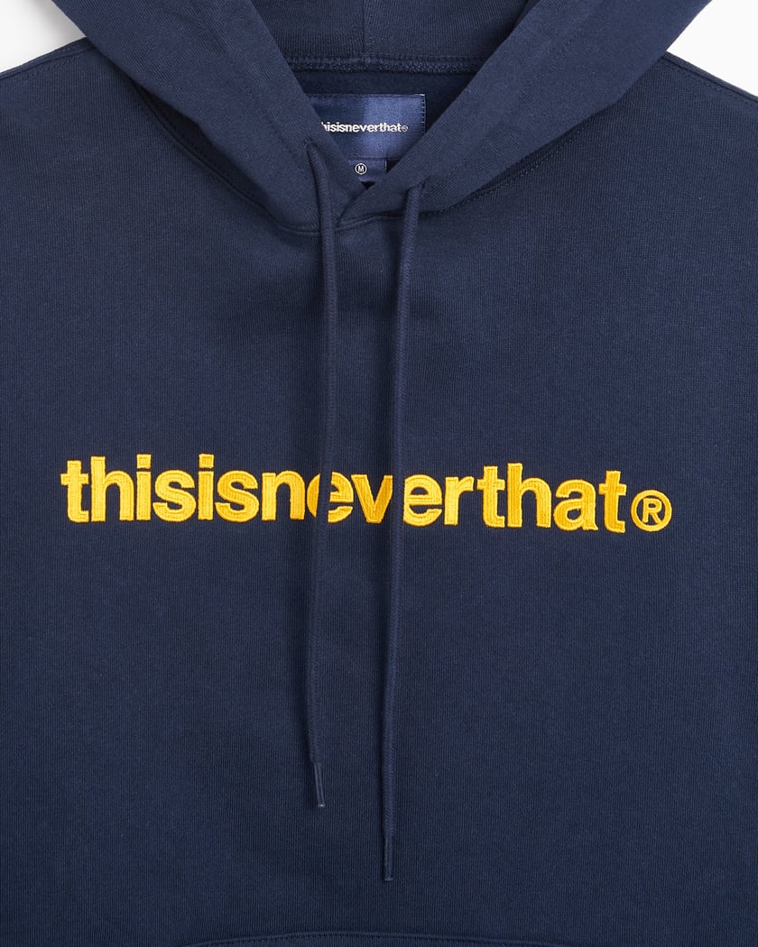 thisisneverthat® T-Logo Men's Hoodie Blue TN243TSWHO01-NAV