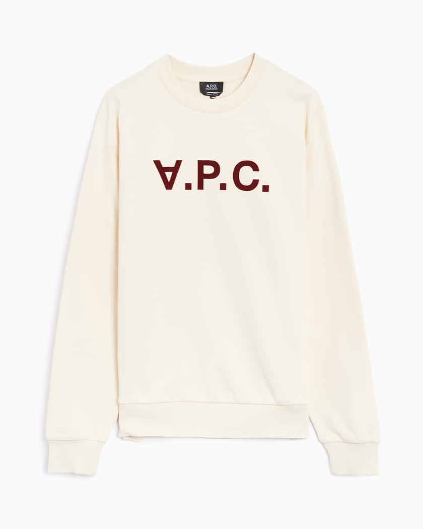 カタログギフトも！ A.P.C. VPC COHBN-M27907-ALG White Sweatshirt Men's トップス