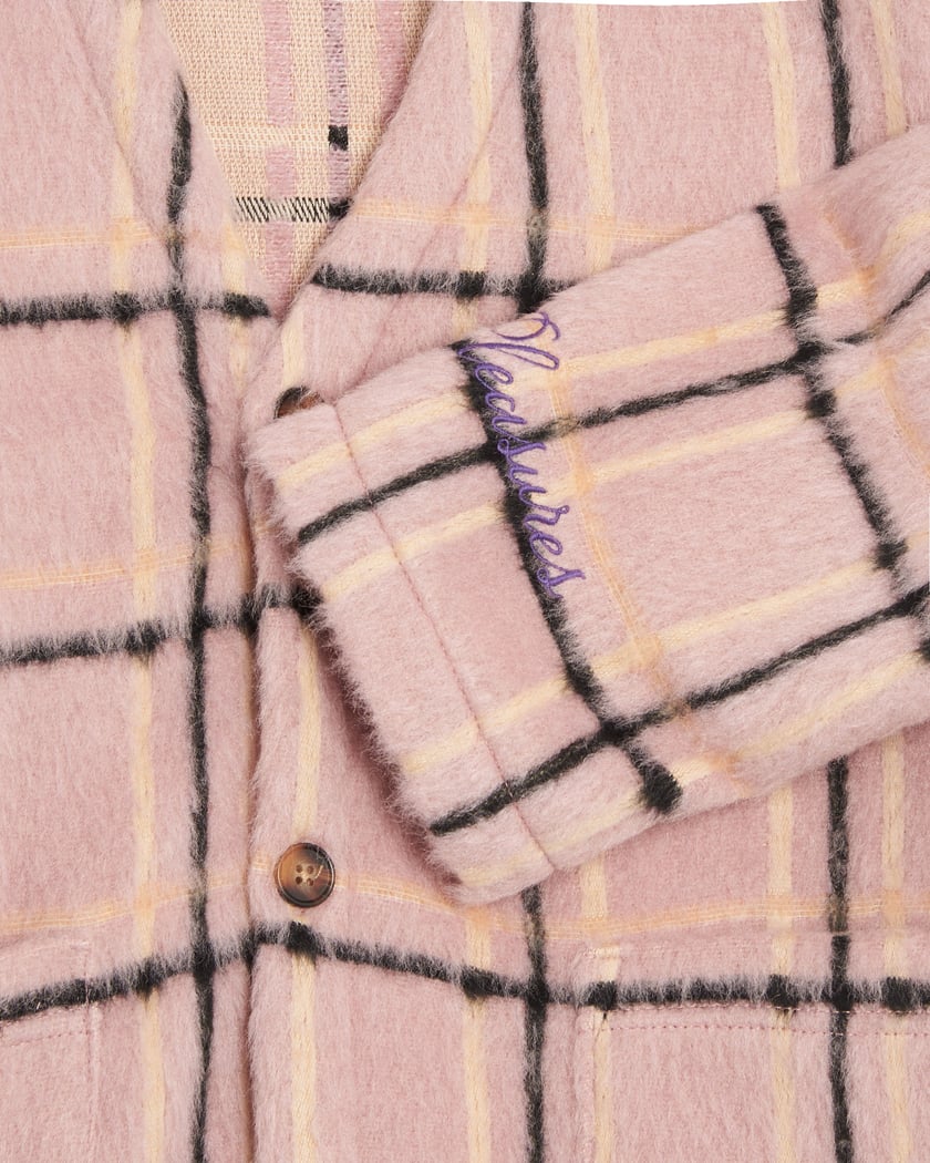 Pleasures Sand Men's Cardigan Purple P23F027-PURPLE