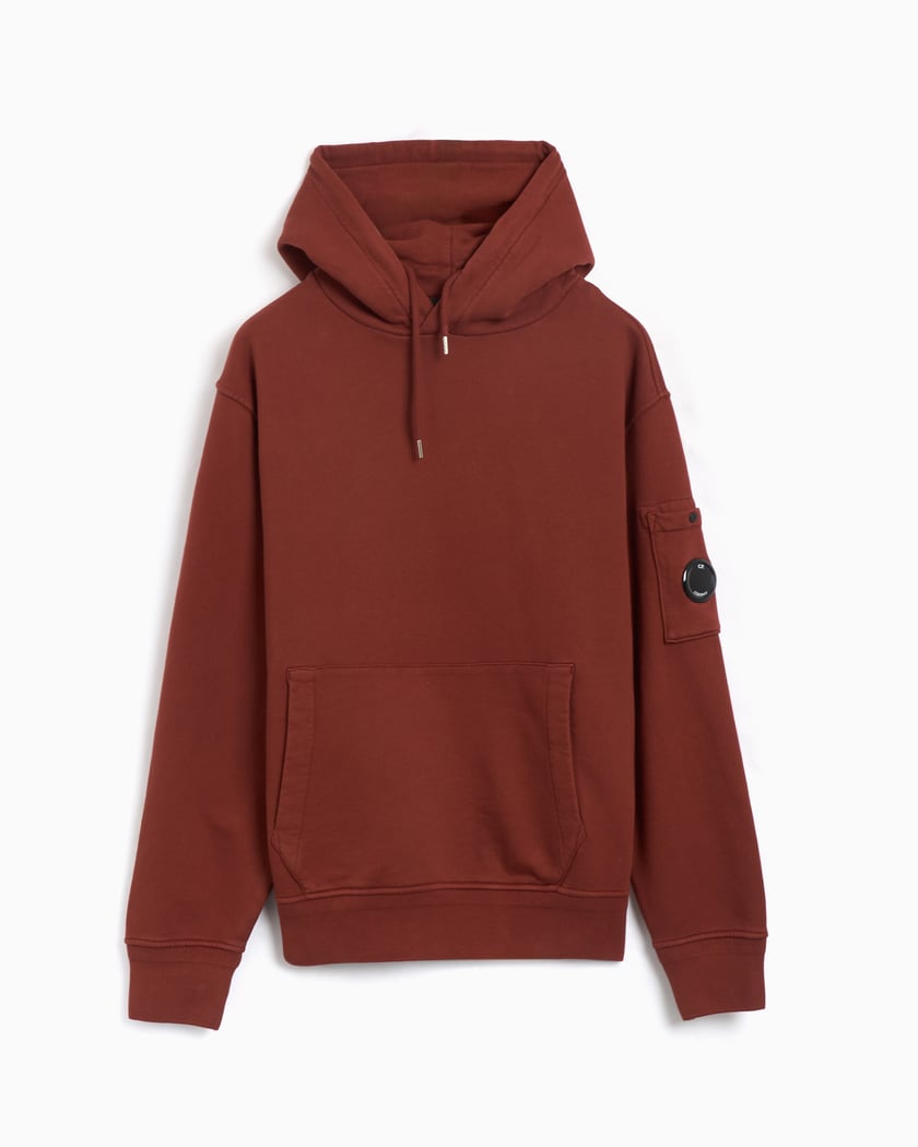 パーカー・フーディ C.P. COMPANY Men Hoodies 18CMSS099B110044R 872 Grey CP Company Logo Men's Hoodie Gray 16CMSS023A005086W-M93