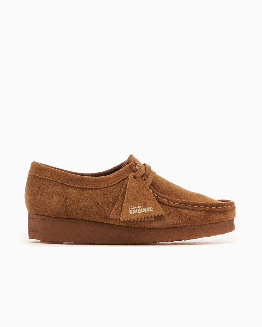 Clarks Women s Wallabee Suede Marron 26168668 FOOTDISTRICT