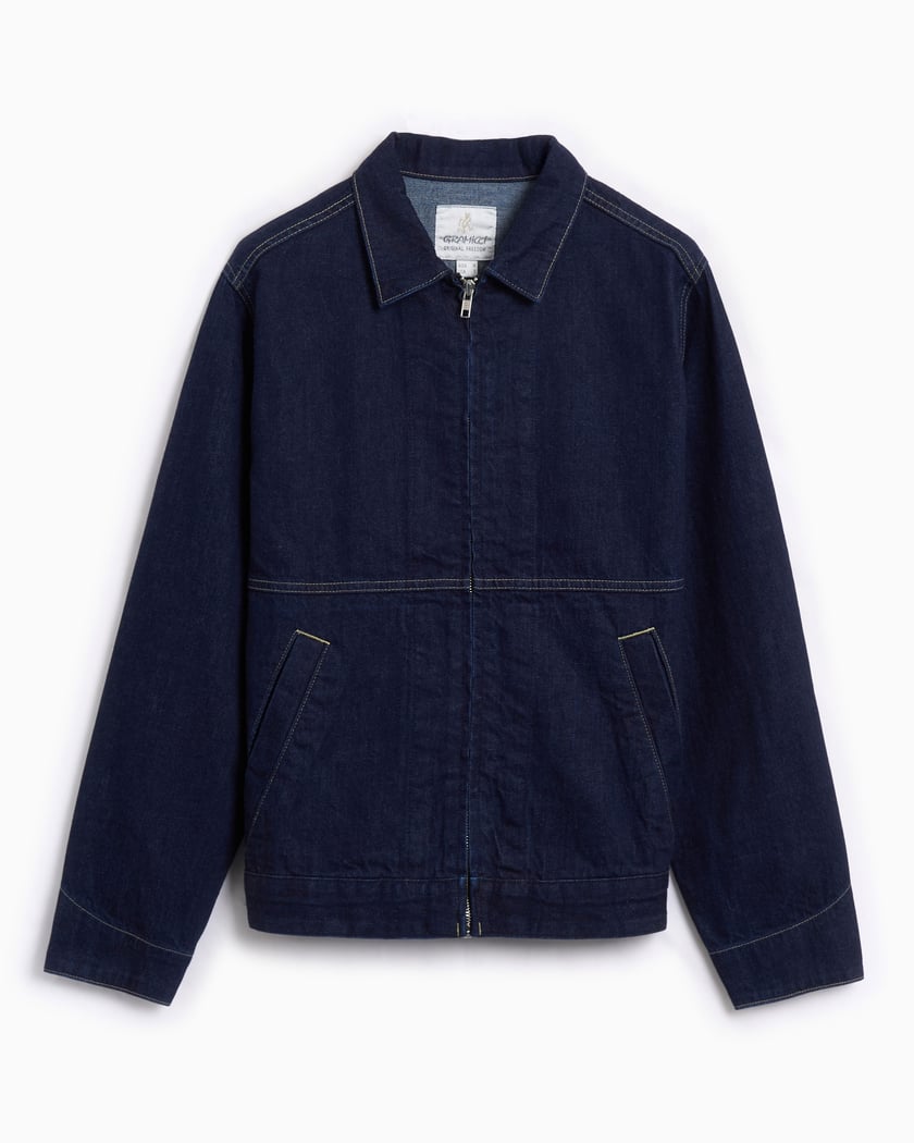 Gramicci Japanese Slub Men's Denim Jacket Blue G5FM-J027