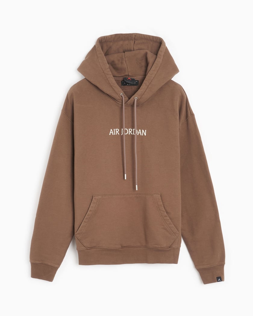 Jordan Air Jordan Wordmark Men s Fleece Hoodie Braun DV6463 270 FOOTDISTRICT