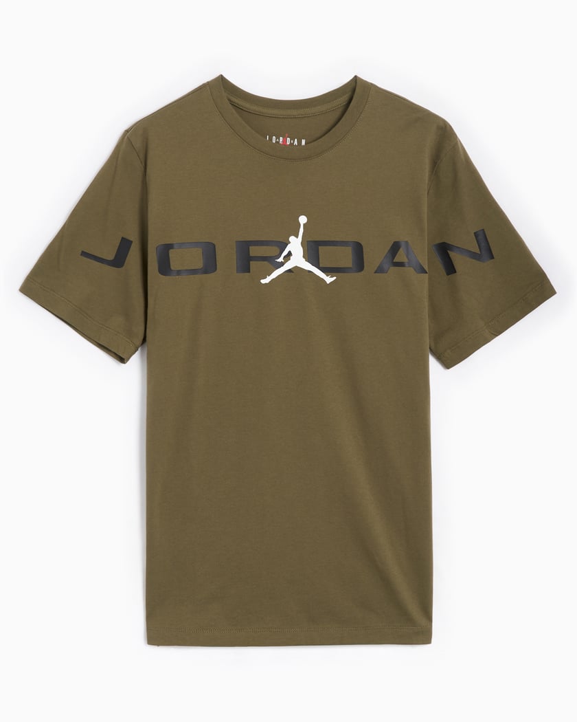Army green jordan shirt on sale