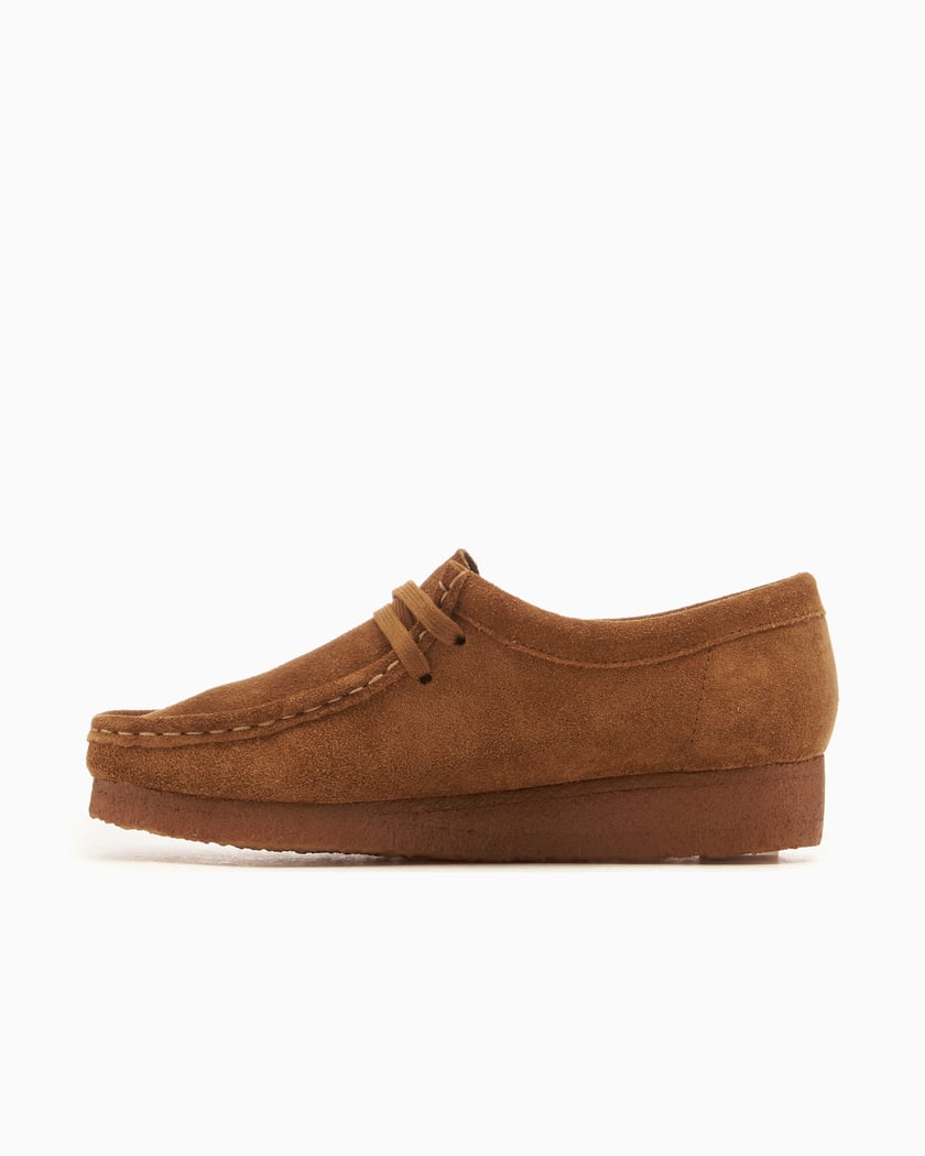 Clarks Women s Wallabee Suede Marron 26168668 FOOTDISTRICT