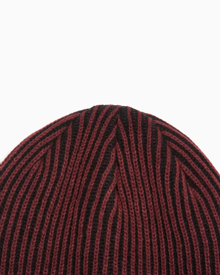 OBEY Clothing Bowery Unisex Ribbed Beanie Burgundy 100030229-TYP