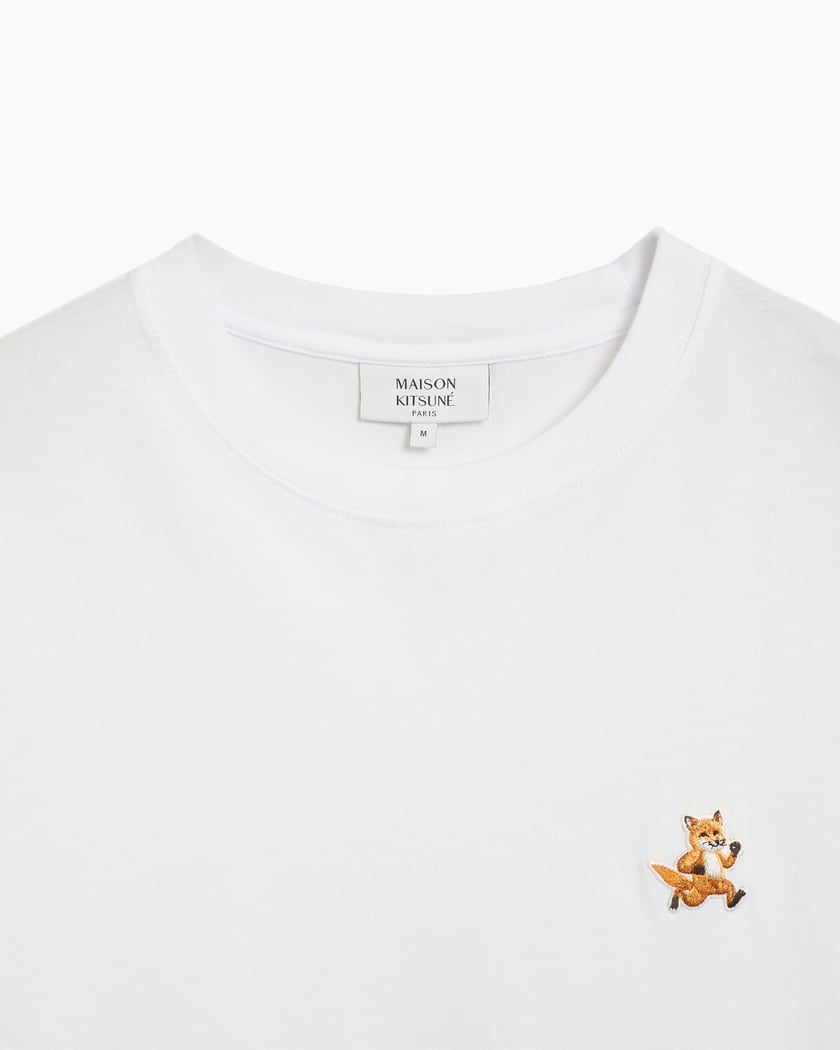 Maison Kitsuné Speedy Fox Patch Men's T-Shirt White