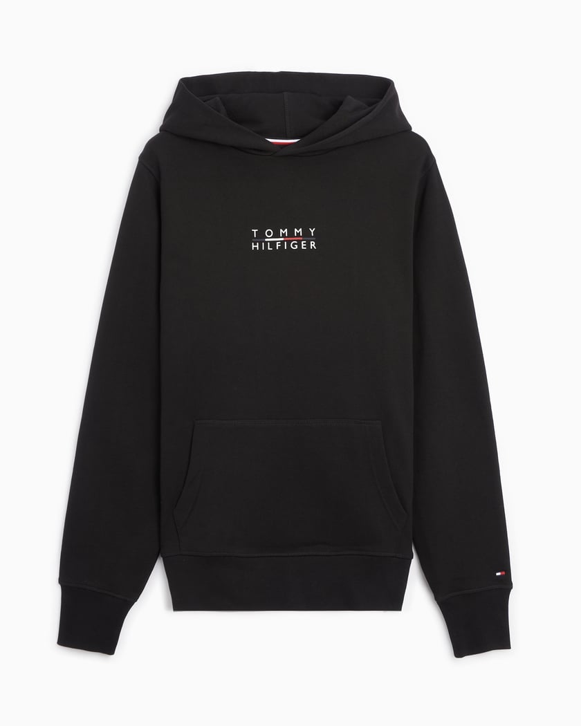 Tommy hilfiger hoodie men black top