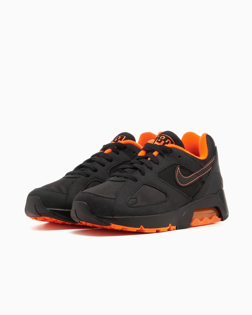 Black and orange shoes nike discount