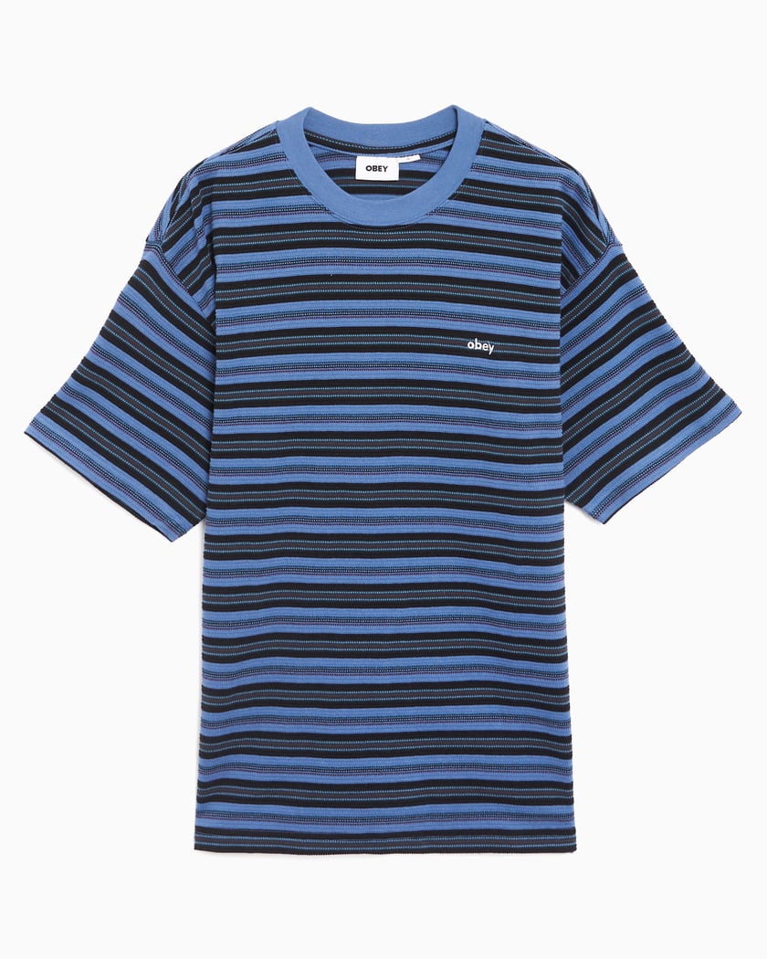 OBEY Clothing Established Works Eyes Men's Striped T-Shirt OBEY Clothing Established Works Eyes Men's Striped T-Shirt