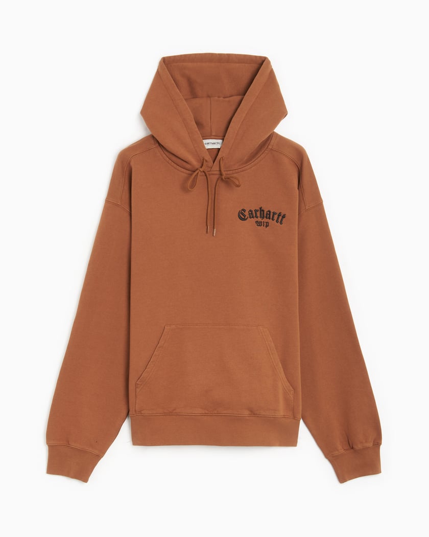 Carhartt WIP Onyx Script Unisex Hoodie Brown I032865-08WXX