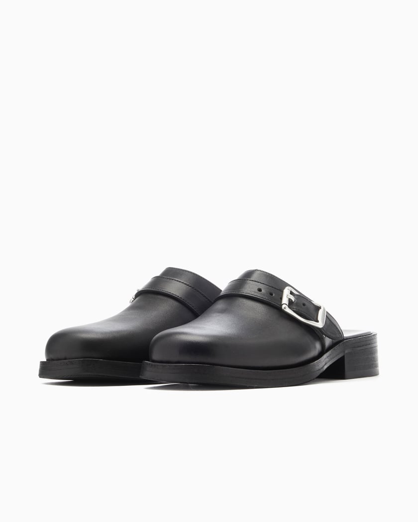 Our Legacy Camion Mule Black A2217CVSE | FOOTDISTRICT Our Legacy Camion Mule Black A2217CVSE | FOOTDISTRICT