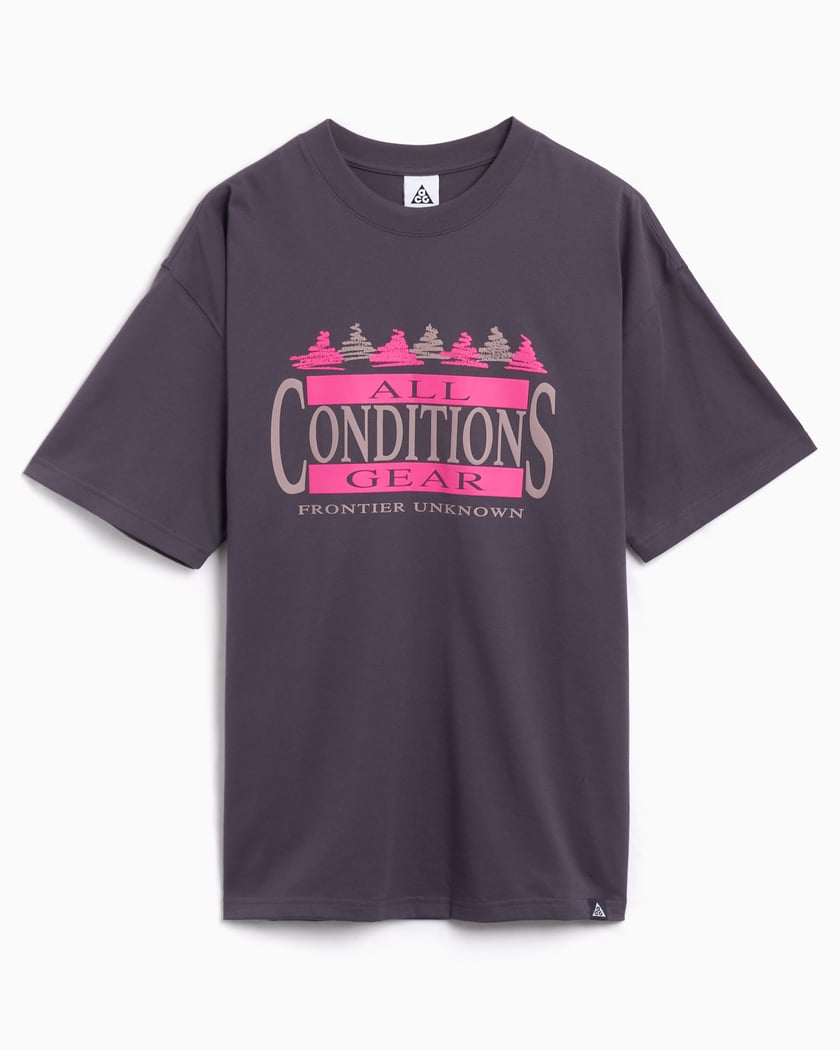 Nike acg t shirt purple on sale