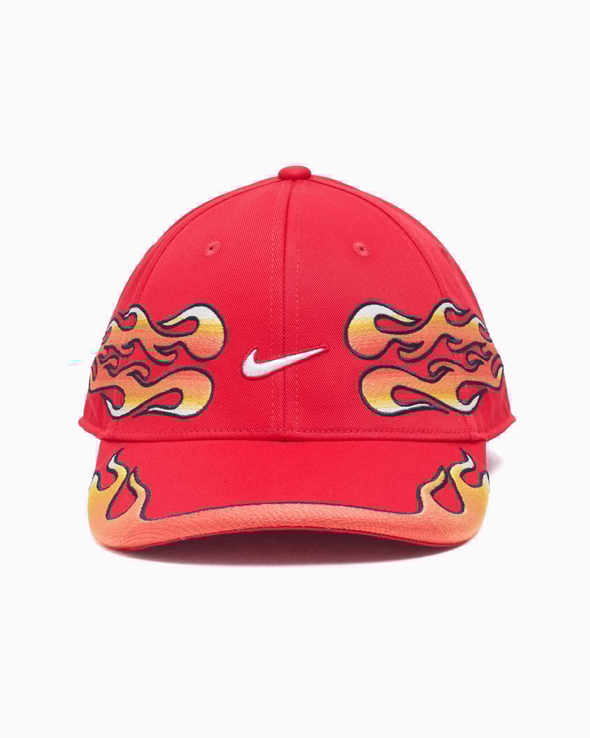 Nike Club Structured OG Flame Unisex Cap Red IH9258-657 | FOOTDISTRICT