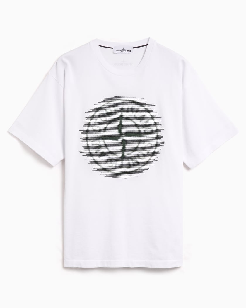 Stone Island Logo Men's T-Shirt Men's T-Shirt White
