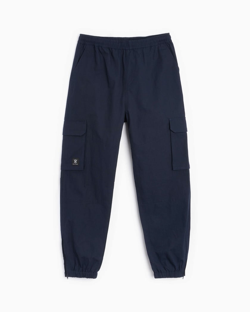 Daily paper broek heren blauw shop