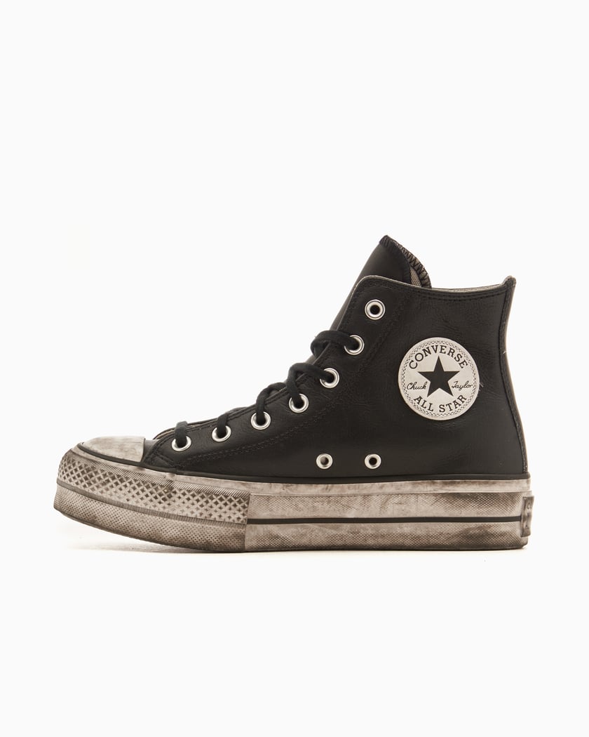 Converse Women s Chuck Taylor All Star High Lift Leather LTD Black 562908C FOOTDISTRICT