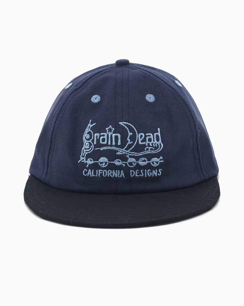 Brain Dead California Designs Unisex Long Brim Cap Blue W24H01003923 NAVY FOOTDISTRICT