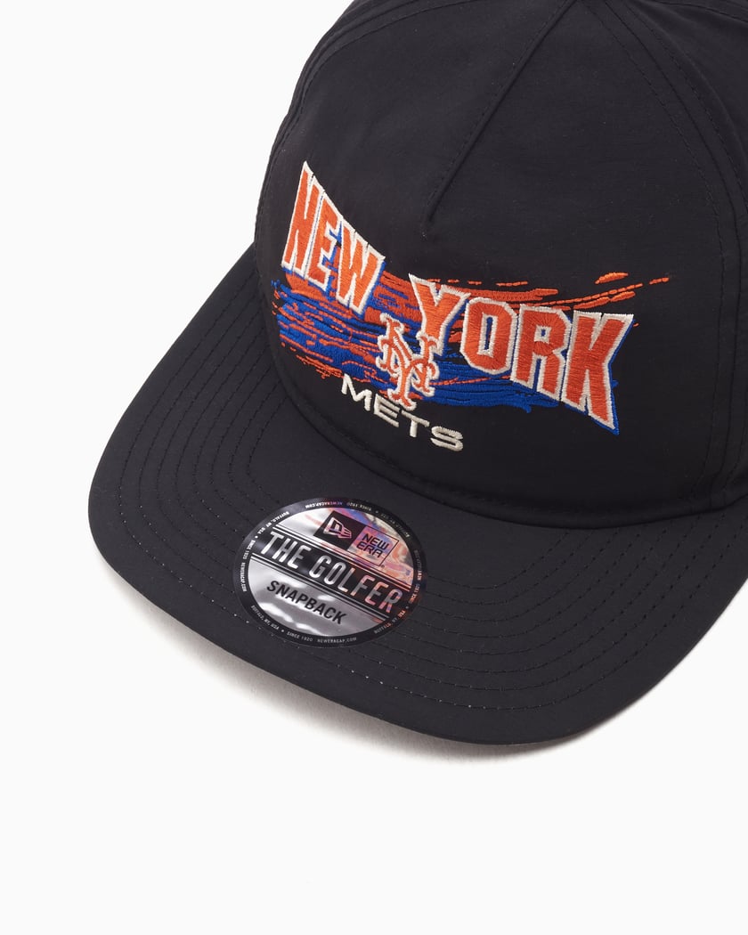 New Era New York Mets Throwback Brush Unisex Cap Black