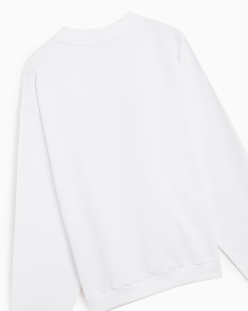 Drôle de Monsieur Holiday Season Men's Sweatshirt Weiß SW114-CO001