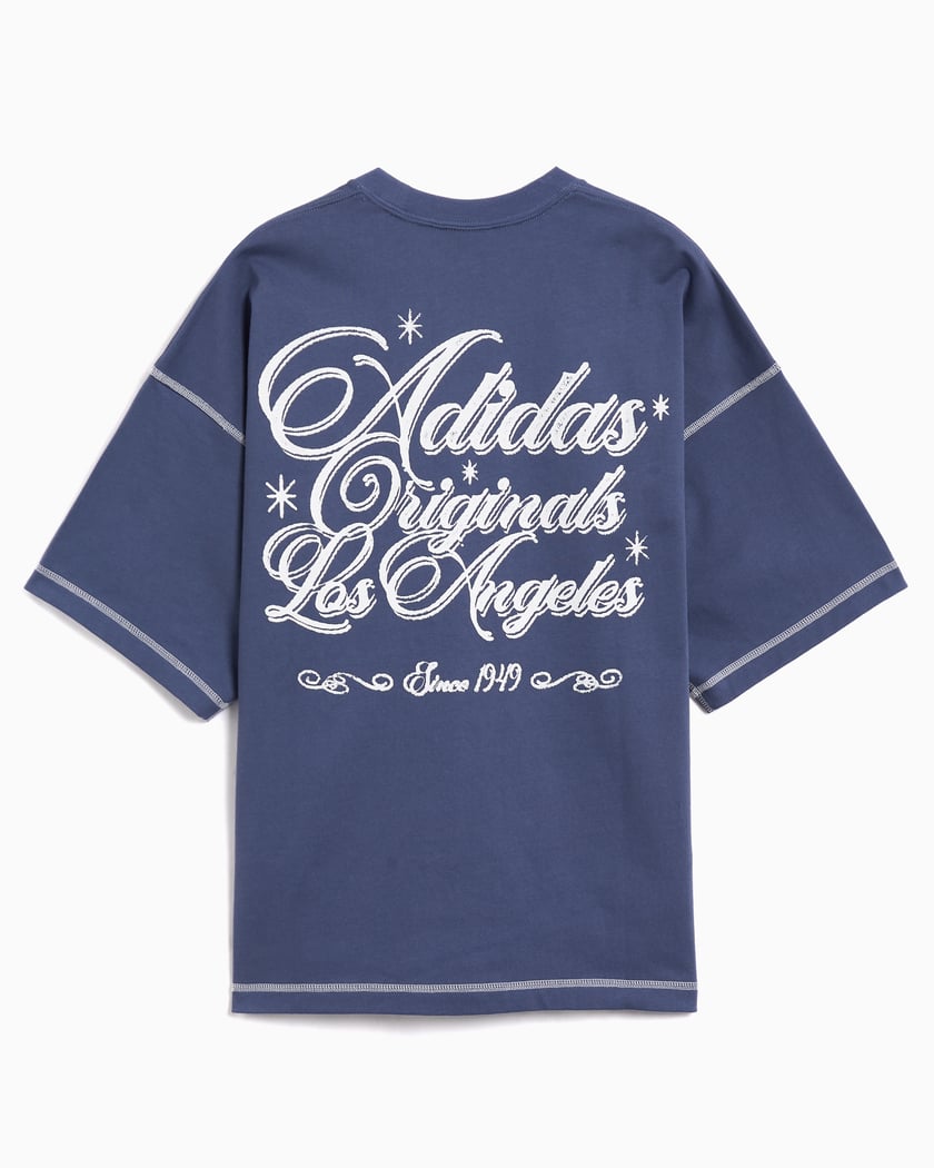 adidas Originals Los Angeles Wilshire Oversize Unisex T-Shirt Blue