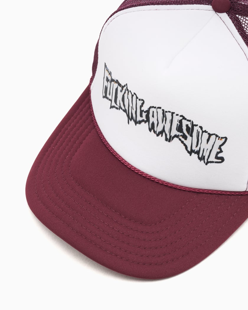 Fucking Awesome Scanner Warp Stamp 5 Panel Unisex Trucker Cap
