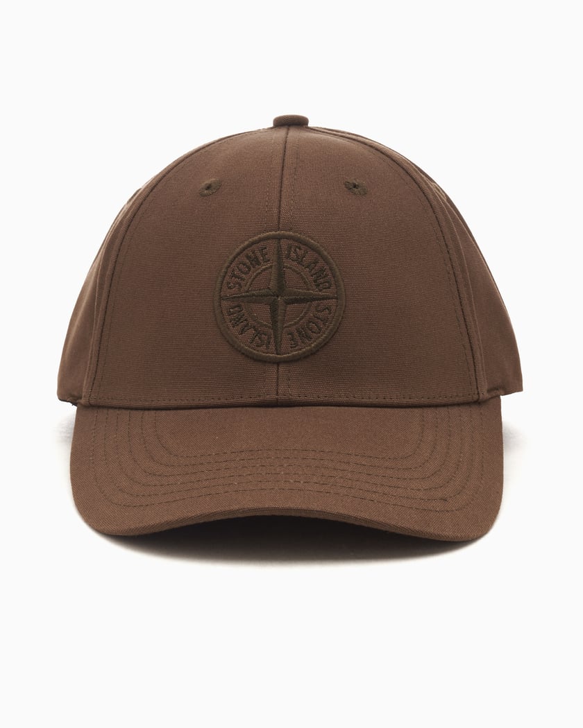 Stone Island Logo Unisex Cap Brown 811599661 V0054 FOOTDISTRICT