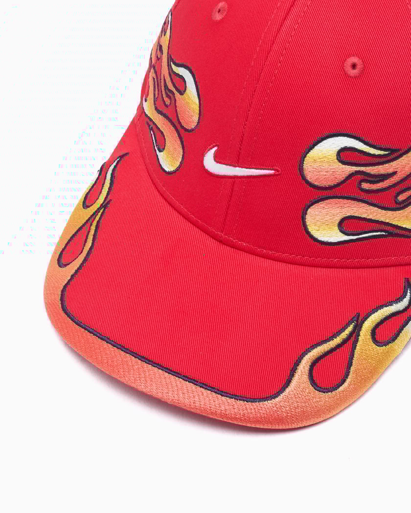 Nike Club Structured OG Flame Unisex Cap Red IH9258-657 | FOOTDISTRICT