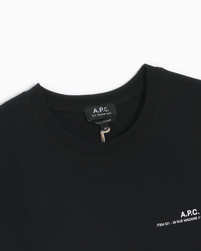 A.P.C. Logo-Embroidered Organic Cotton-Jersey Sweatshirt for