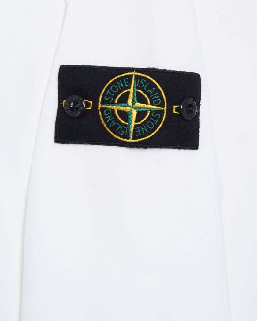 Stone island badge hoodie hotsell